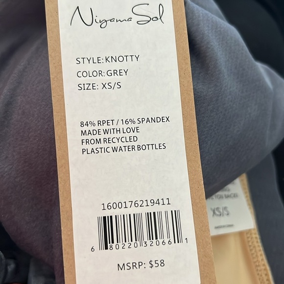 Niyama Sol Gray and Gold Bra - Picture 4 of 5